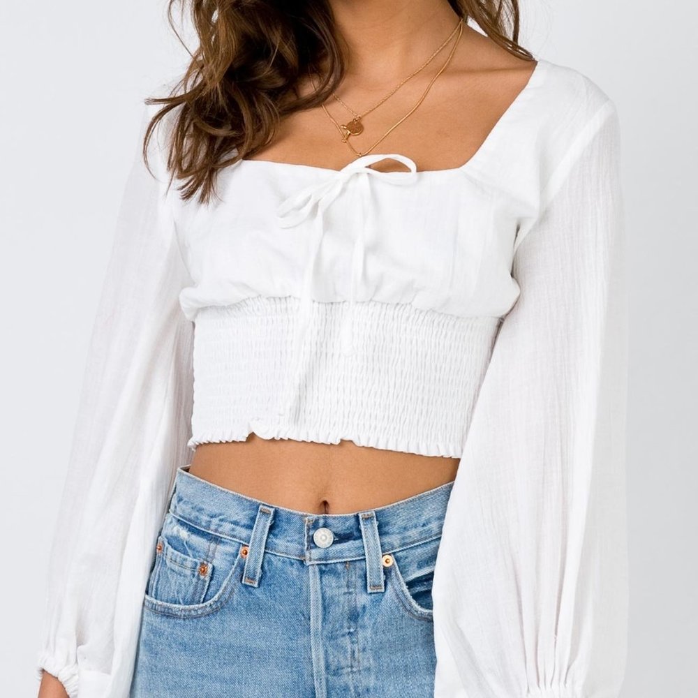 Princess Polly Longsleeve Crop Top
